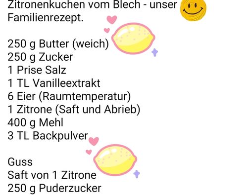 ZITRONENKUCHEN