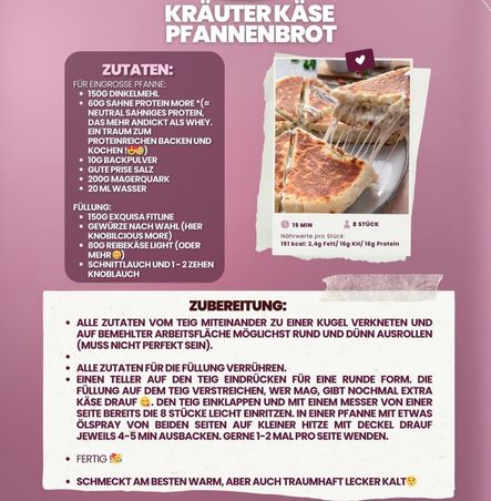 KRÄUTER-KÄSE-PFANNENBROT