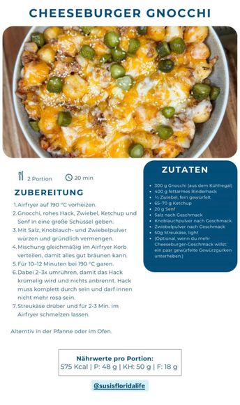 CHEESBURGER GNOCCHI