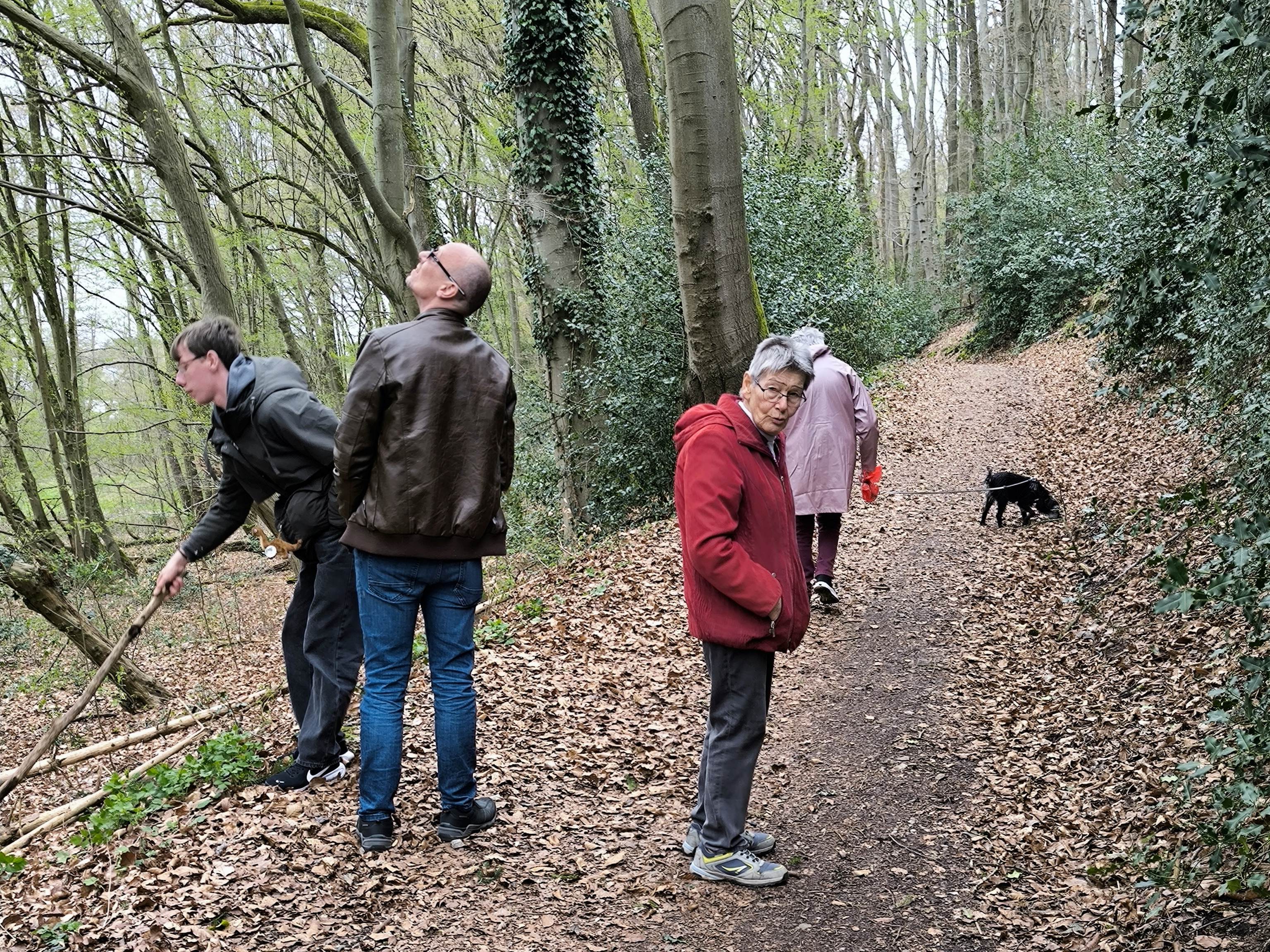 Osterspaziergang nach dem Frühstück 
