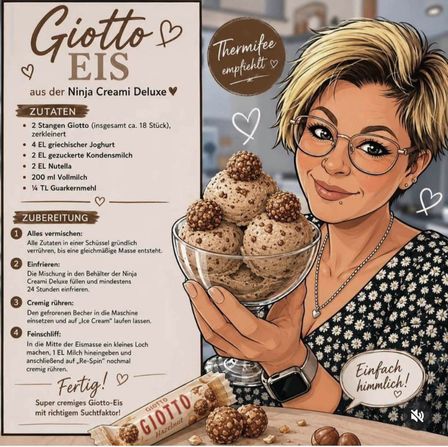 GIOTTO EIS (VORRAUSSETZUNG IST HIER EINE EISMASCHINE)