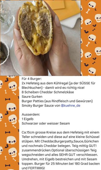 'BURGER' IM HEFETEIG