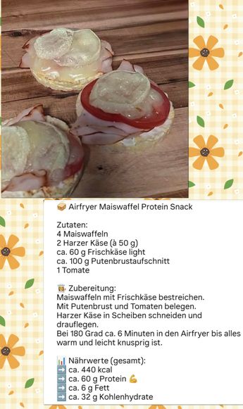 MAISWAFFEL-PROTEIN-SNACK (AUS DEM AIRFRYER)