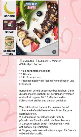 SNICKERS-BANANEN-RIEGEL