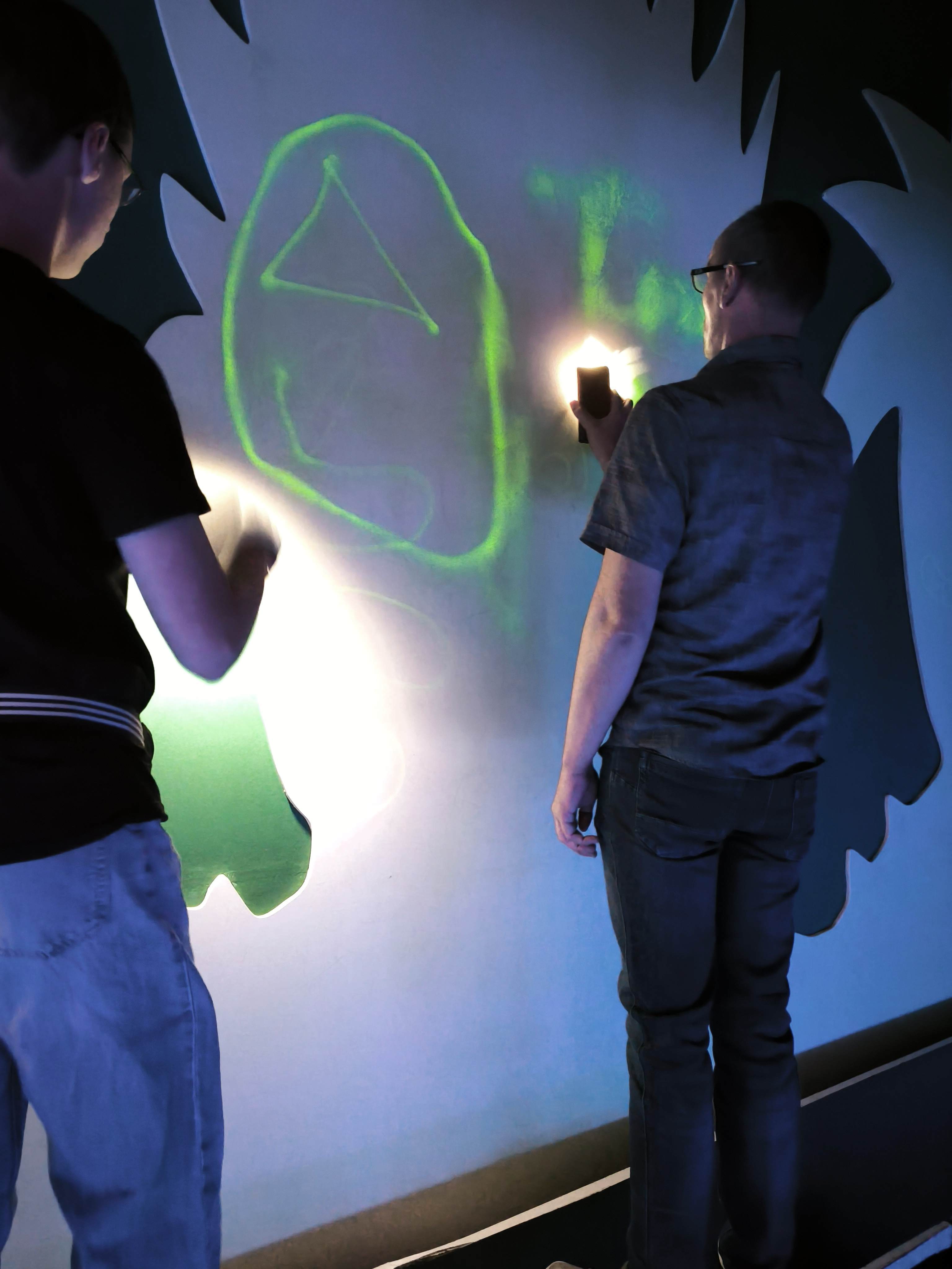 Malen mit der Handy-Taschenlampe📱🔦