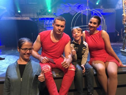 Show im Wintergarten