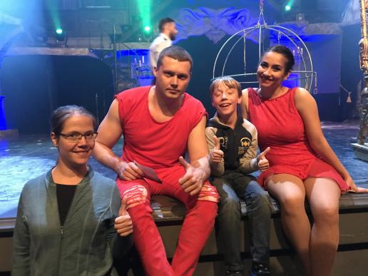 Show im Wintergarten