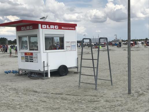 DLRG ist auch vor Ort