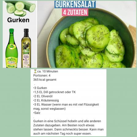 GURKENSALAT (VEGAN)