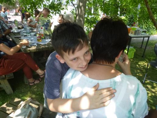 Adrian und seine Mama