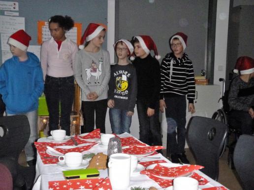 Klassenversammlung - bereit zum Vortragen