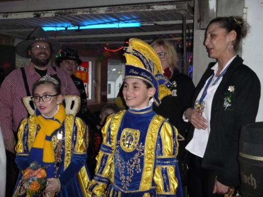 Überraschung! Das Kinderprinzenpaar von 2019 hat uns besucht!