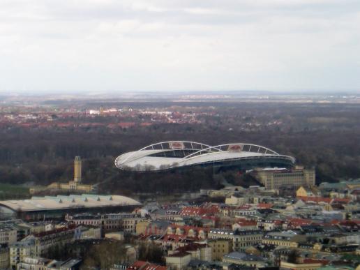 Fussball-Stadion vom RB Leipzig