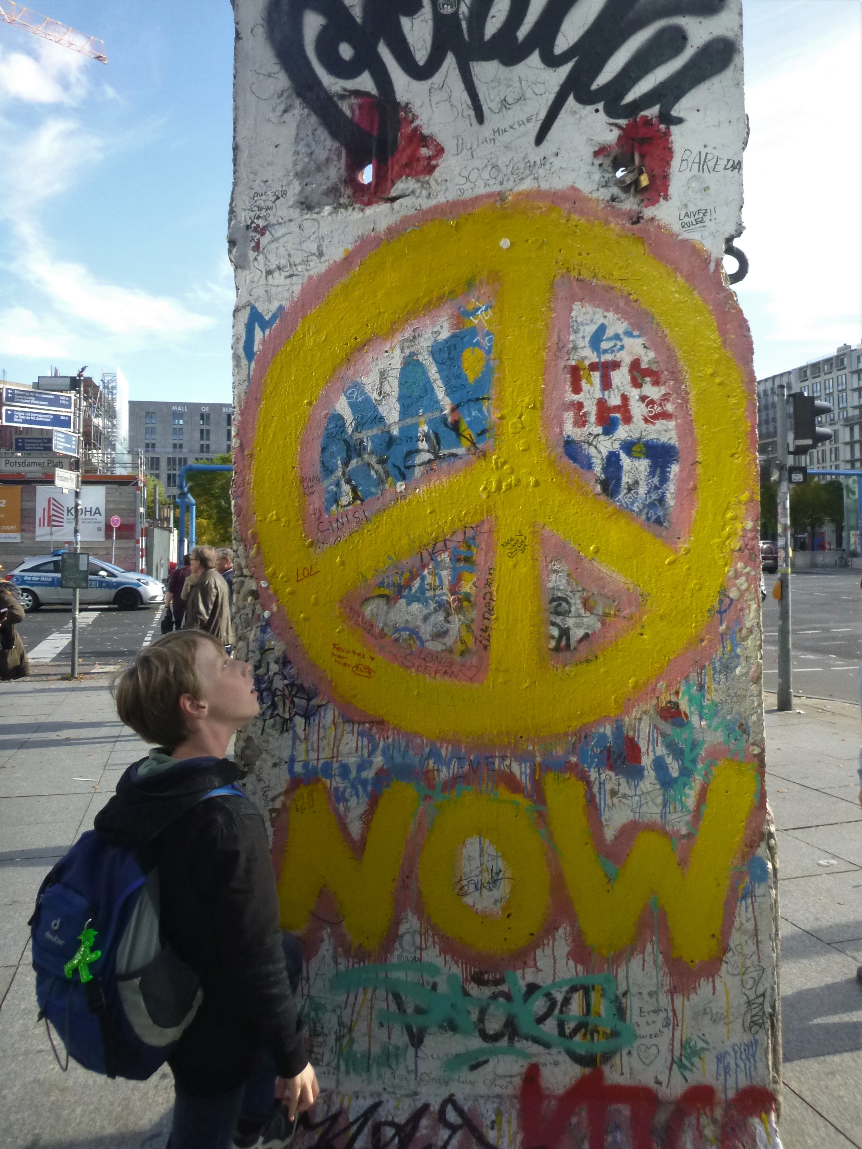 Mauerstück am Potsdamer Platz