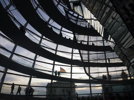 Rundgang in der Reichstagskuppel